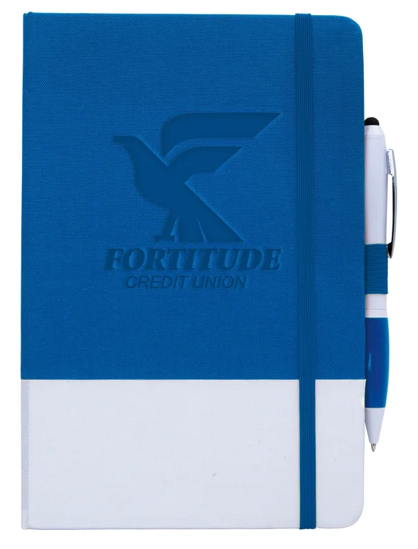Custom PrevaGuard™ Notebook with Ion Stylus Pen — view 4