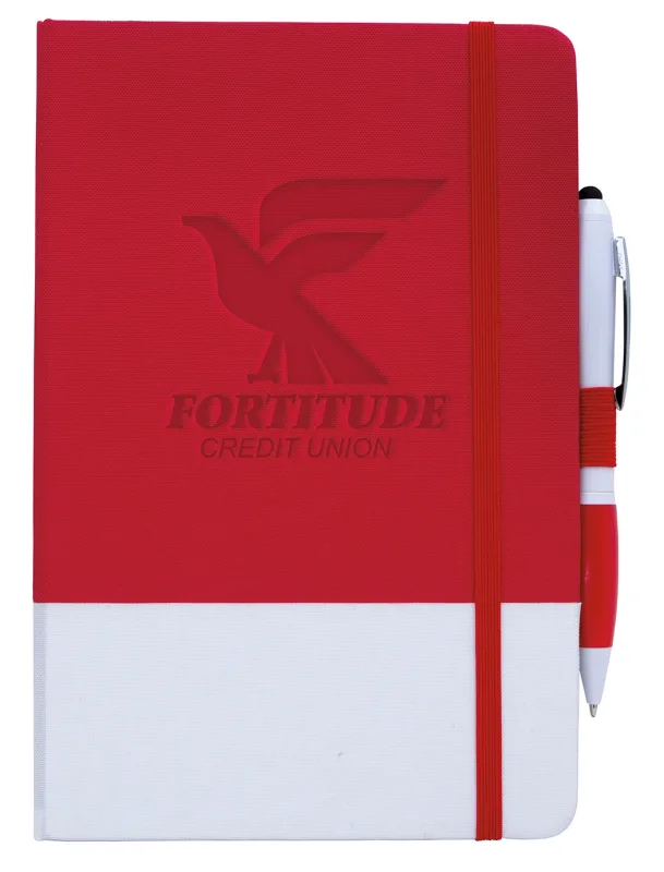 Custom PrevaGuard™ Notebook with Ion Stylus Pen — view 5
