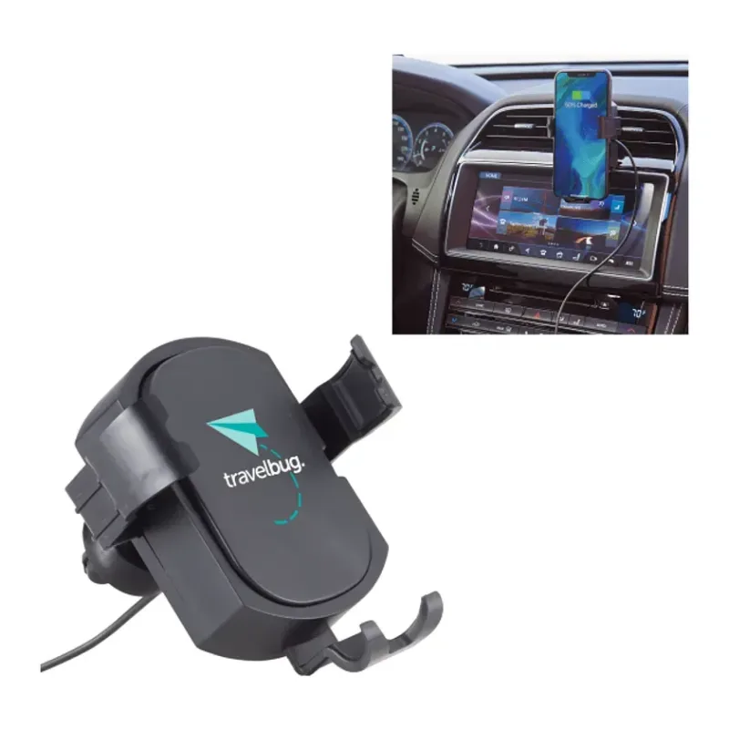 Custom Wireless Phone Mount with Detachable Charging Pad — view 11
