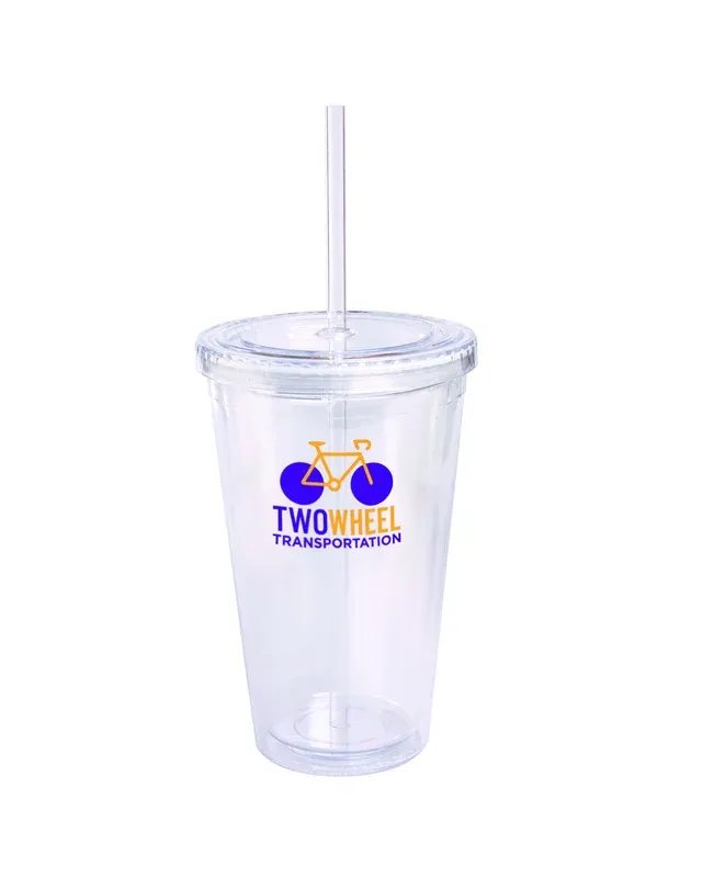 Prime Line 16oz Double Wall Cool Acrylic Tumbler