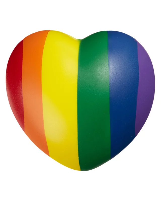 Prime Line b.free Pride Heart Shape Stress Ball