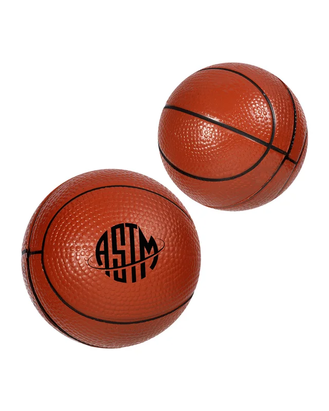 Prime Line Basketball Shape Super Squish Stress Ball Sensory Toy