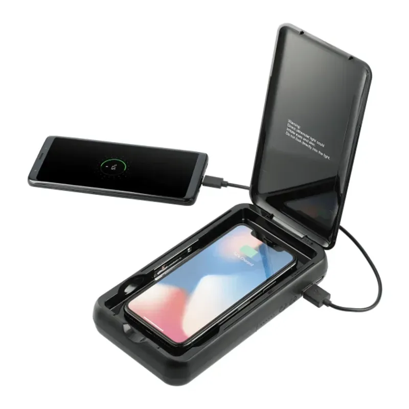 Personalized Wireless Power Bank and UV Sanitizer - 10000mAh — view 5