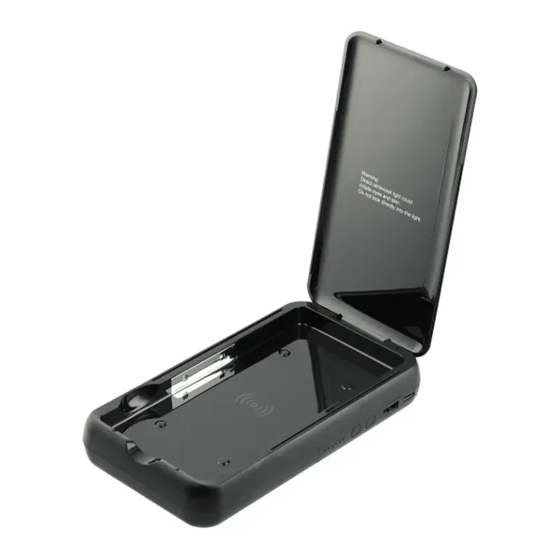 Personalized Wireless Power Bank and UV Sanitizer - 10000mAh — view 6