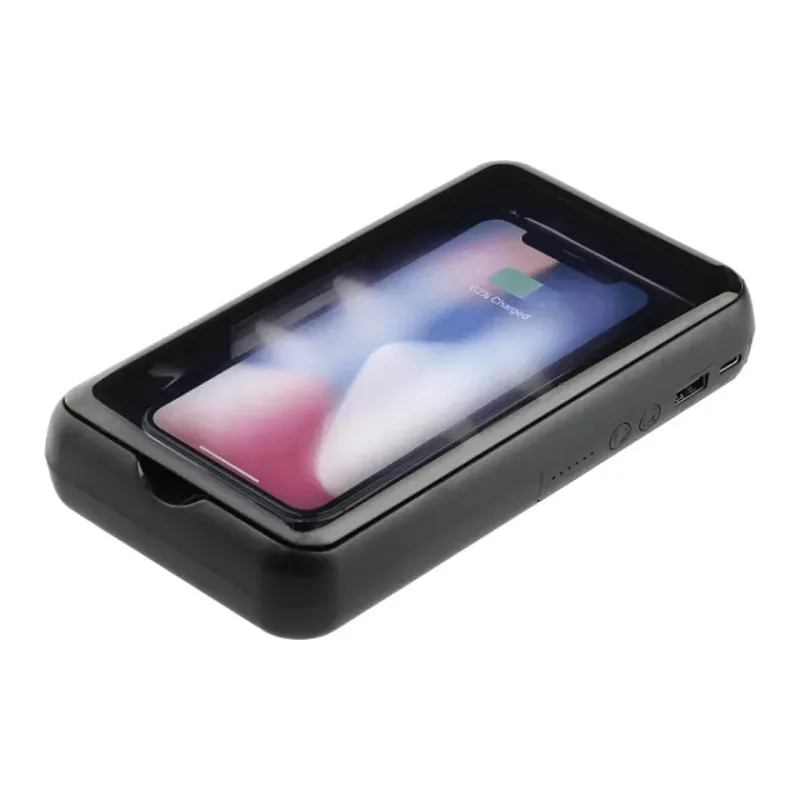 Personalized Wireless Power Bank and UV Sanitizer - 10000mAh — view 7