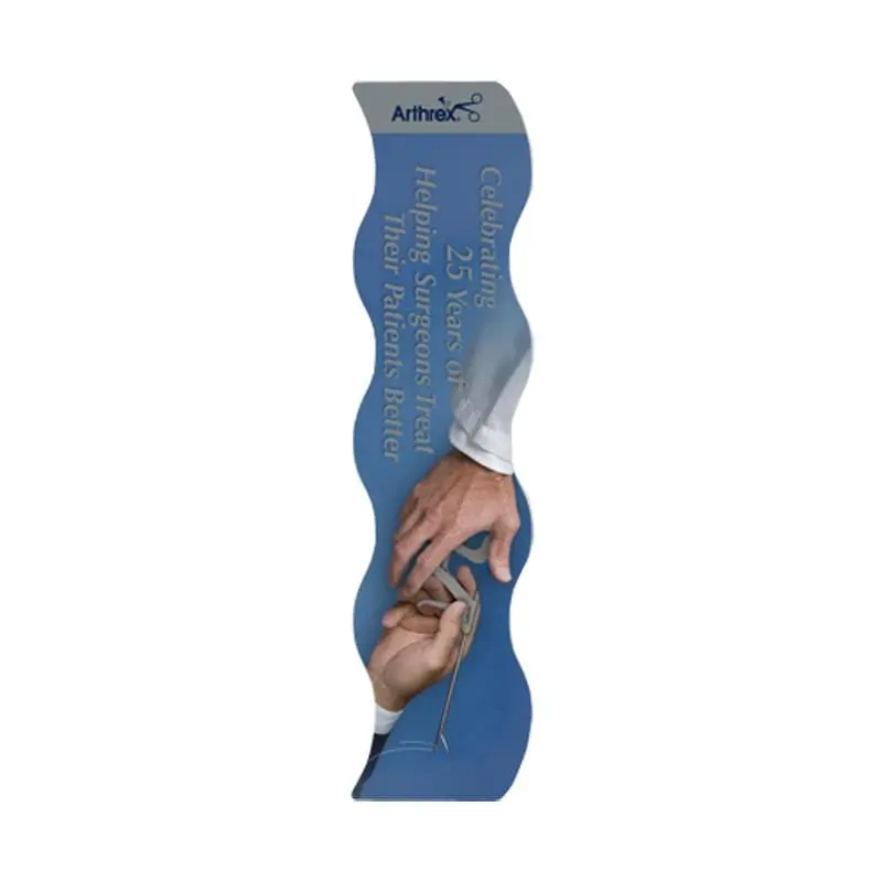 Promo Squiggly Wave Shaped Bookmarks (2"X8")