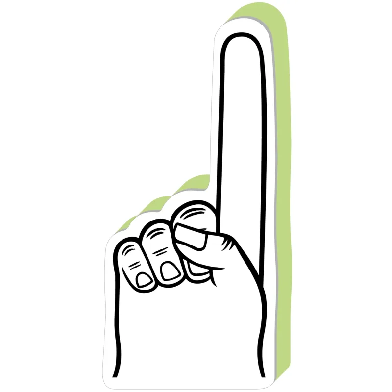 Promotional #1 Foam Spirit Finger - 16" (One Color Imprint) — view 11