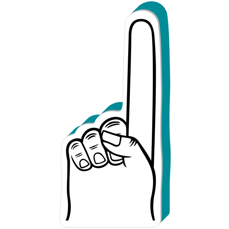 Promotional #1 Foam Spirit Finger - 16" (One Color Imprint) — view 15