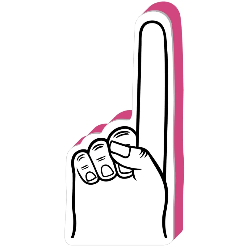 Promotional #1 Foam Spirit Finger - 16" (One Color Imprint) — view 5