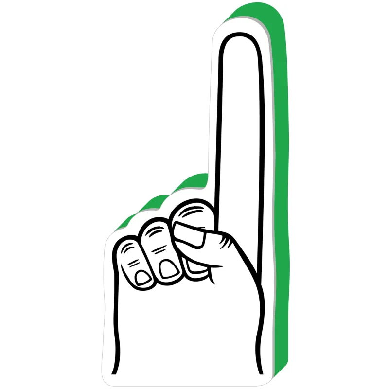 Promotional #1 Foam Spirit Finger - 16" (One Color Imprint) — view 6