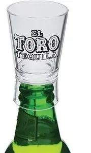 Promotional Bottle Top Shot Glass - 1.25 Oz.