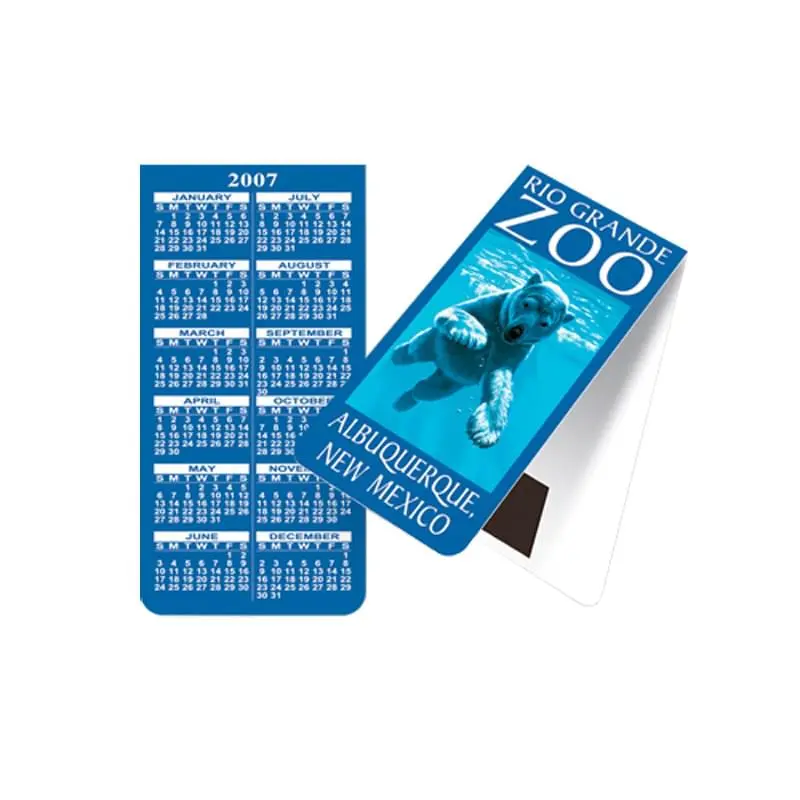 Promotional Folding Magnetic Bookmarks - 2"X8"