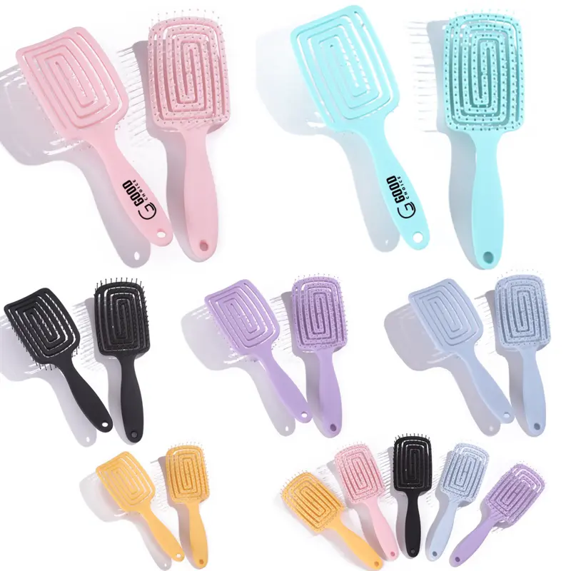 Promotional Wet & Dry Hair Brush (ABS & anti-static material)