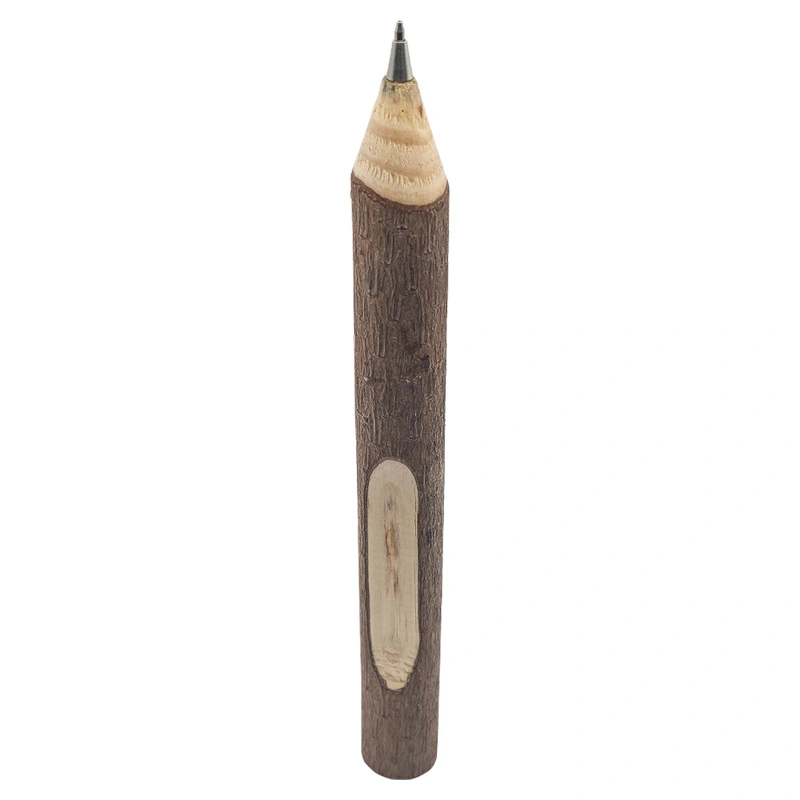 Customized Wooden Twig Pen with Bark