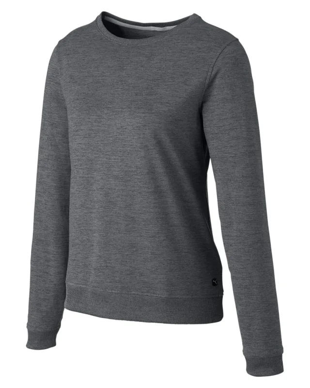 Puma Golf Ladies' Cloudspun Crewneck Sweatshirt — view 12