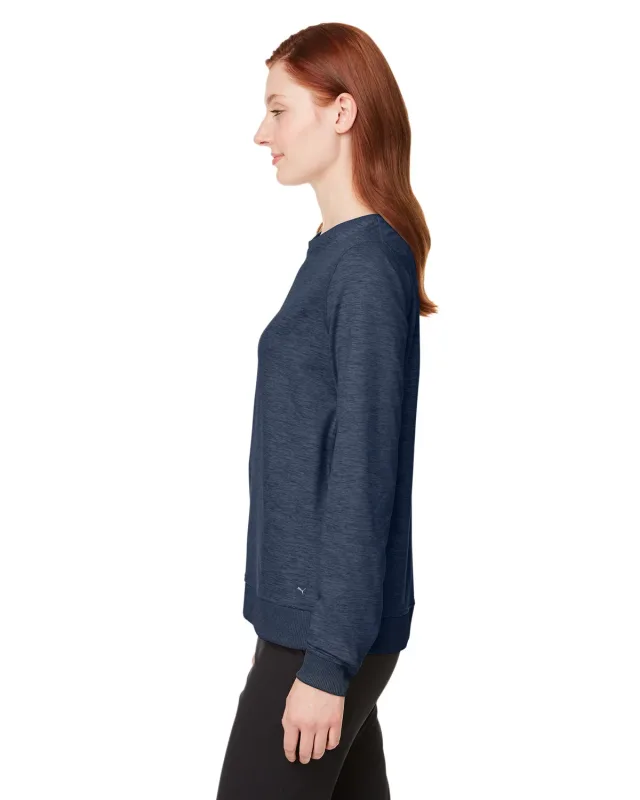 Puma Golf Ladies' Cloudspun Crewneck Sweatshirt — view 24
