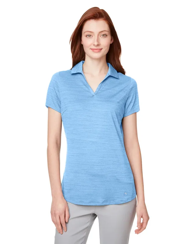 Puma Golf Ladies' Cloudspun Free V-Neck Polo — view 10