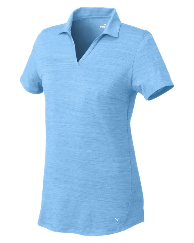 Puma Golf Ladies' Cloudspun Free V-Neck Polo — view 12