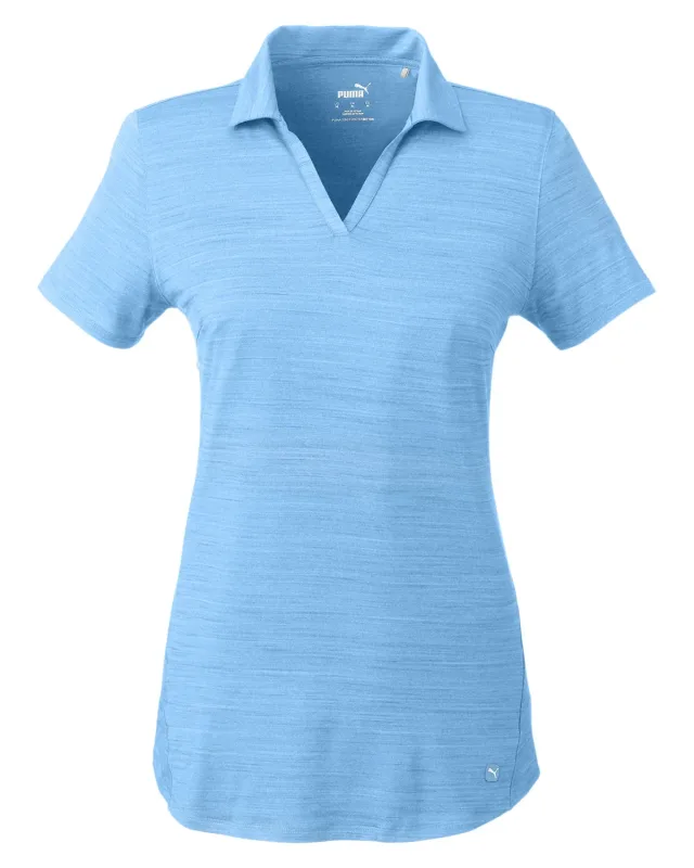 Puma Golf Ladies' Cloudspun Free V-Neck Polo — view 14