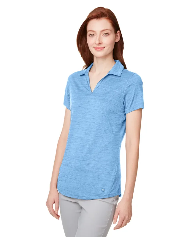 Puma Golf Ladies' Cloudspun Free V-Neck Polo — view 15