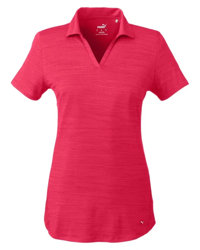 Puma Golf Ladies' Cloudspun Free V-Neck Polo — view 22