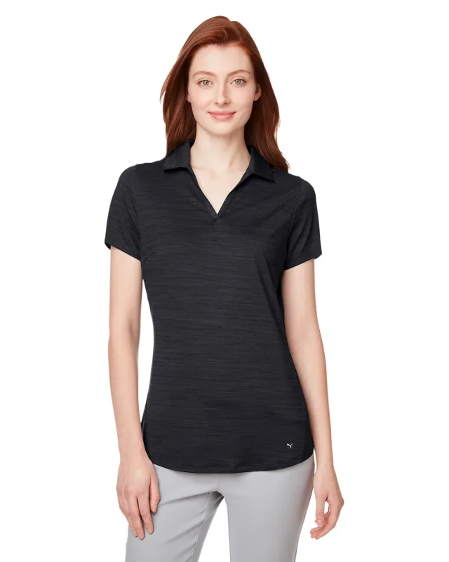 Puma Golf Ladies' Cloudspun Free V-Neck Polo — view 26