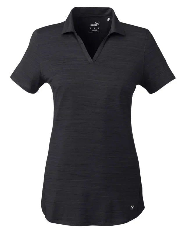 Puma Golf Ladies' Cloudspun Free V-Neck Polo — view 30
