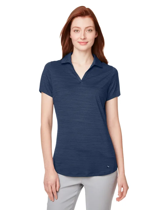 Puma Golf Ladies' Cloudspun Free V-Neck Polo — view 34