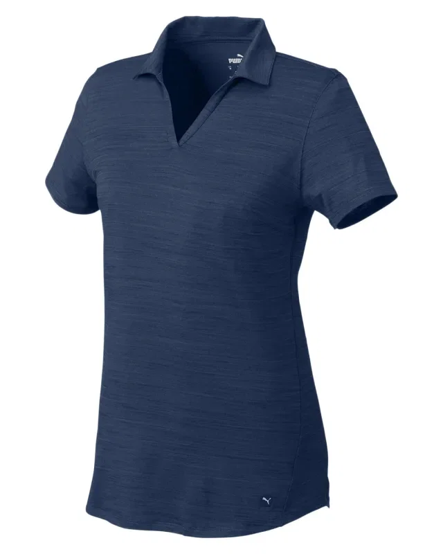 Puma Golf Ladies' Cloudspun Free V-Neck Polo — view 36