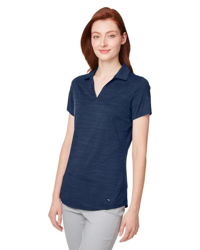 Puma Golf Ladies' Cloudspun Free V-Neck Polo — view 39