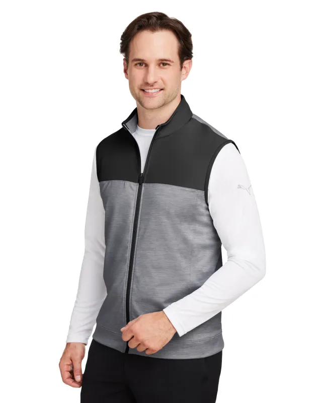 Puma Golf Men's Cloudspun Colorblock Vest — view 15