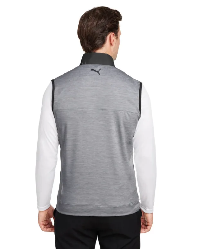 Puma Golf Men's Cloudspun Colorblock Vest — view 9