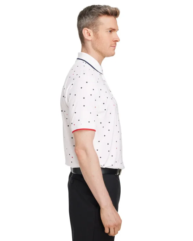 Puma Golf Men's Volition Skylight Patriotic Polo — view 8