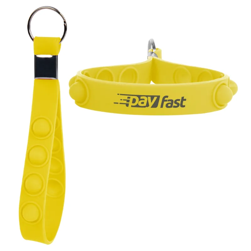Push Pop Stress Reliever Keychain — view 6