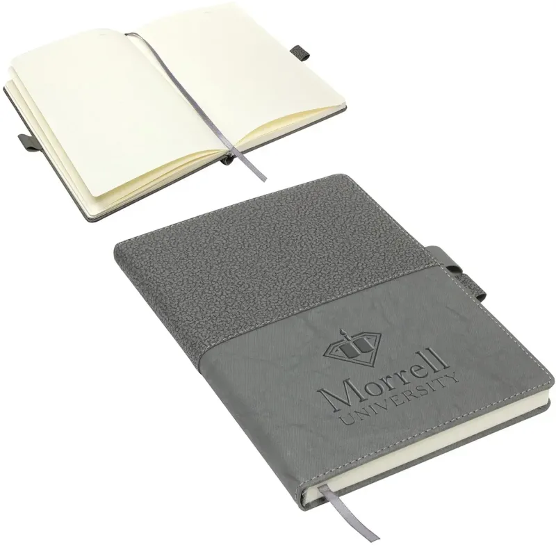 Personalized Quarry Journal with Interlocking Pen Closure — view 2