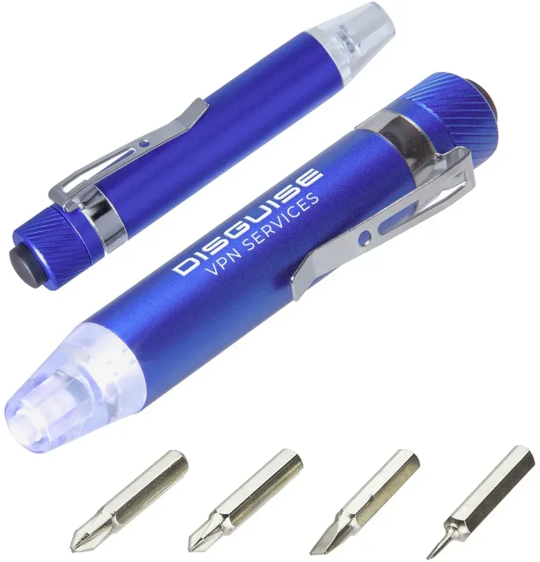 Personalized Quick-Reach 4-Bit Screwdriver Set with Light — view 2