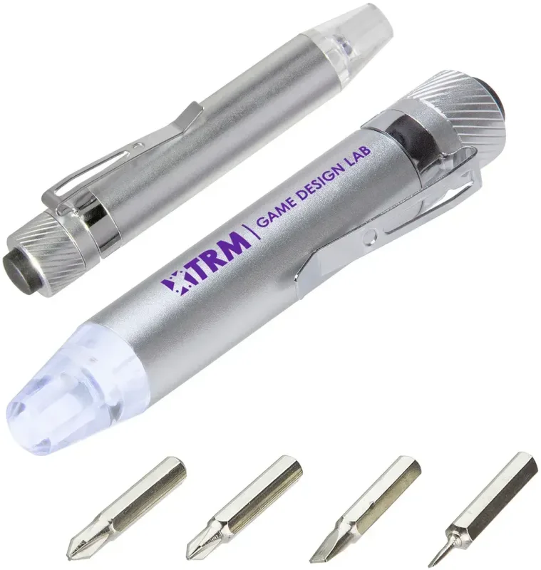 Personalized Quick-Reach 4-Bit Screwdriver Set with Light — view 4