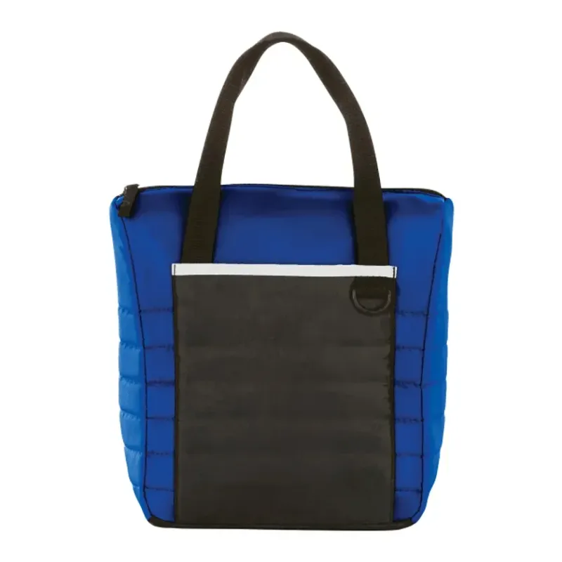 Custom Insulated Quilted Lunch Cooler (12-Can Capacity) — view 4