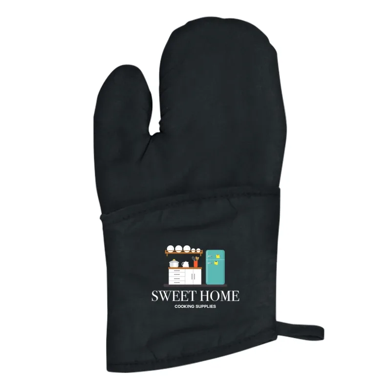 Quilted Cotton Canvas Oven Mitt — view 4