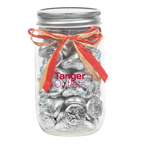 Raffia Bow Glass Mason Jars Set of 3 — view 16