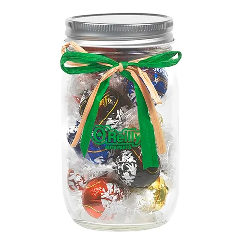 Raffia Bow Glass Mason Jars Set of 3 — view 19
