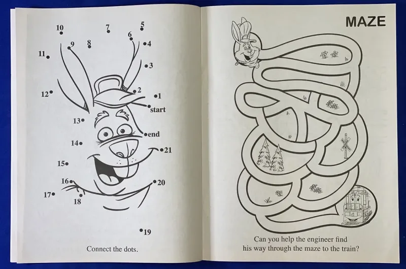Railroad Safety Coloring Book β view 1