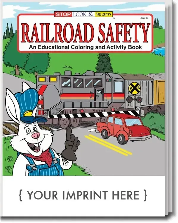 Railroad Safety Coloring Book