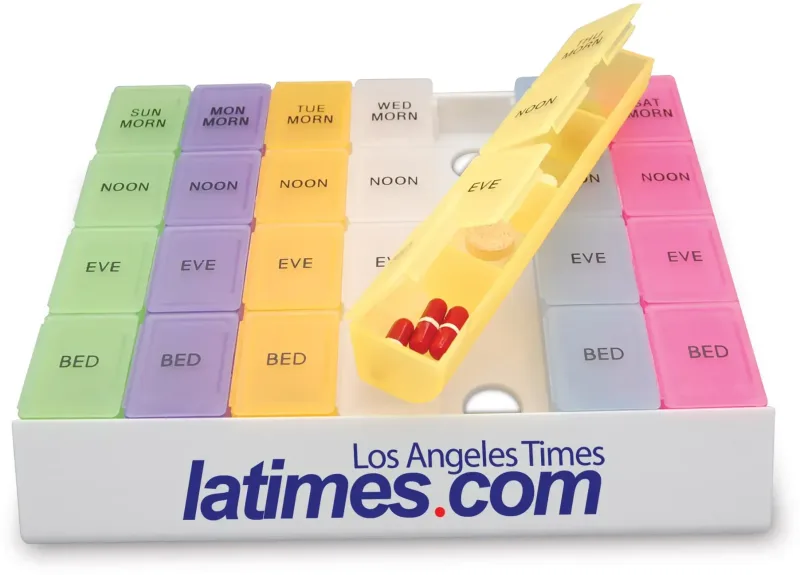 Rainbow Jumbo 24/7 Medicine Tray Organizer — view 2