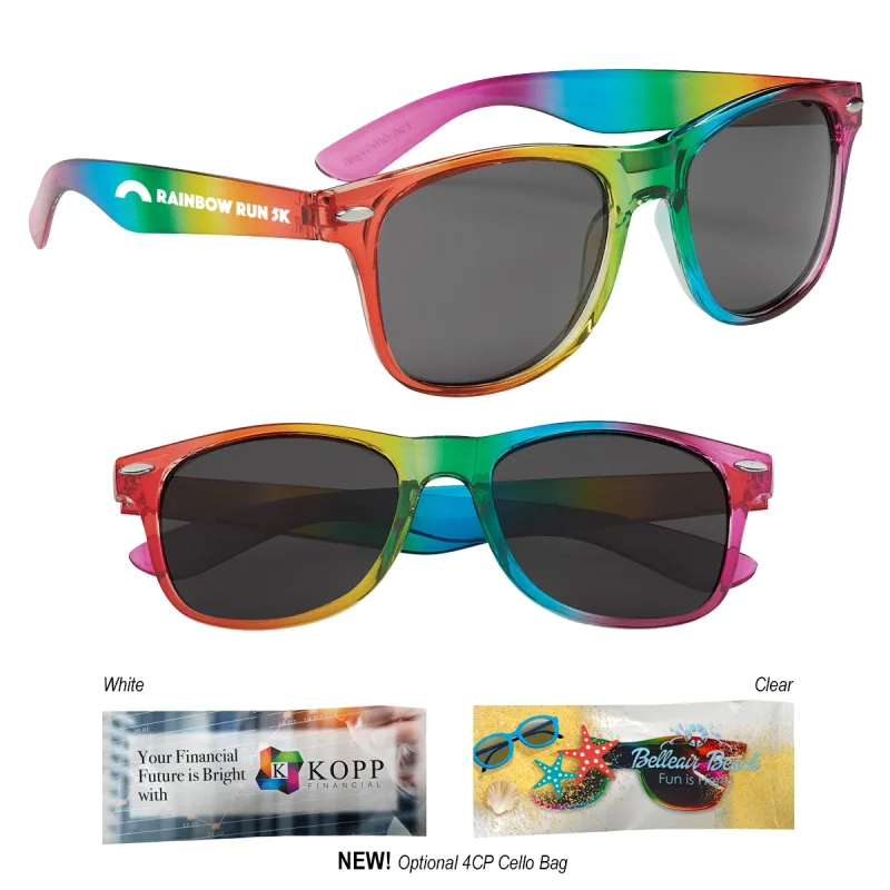 Personalized Rainbow Malibu Sunglasses — view 4