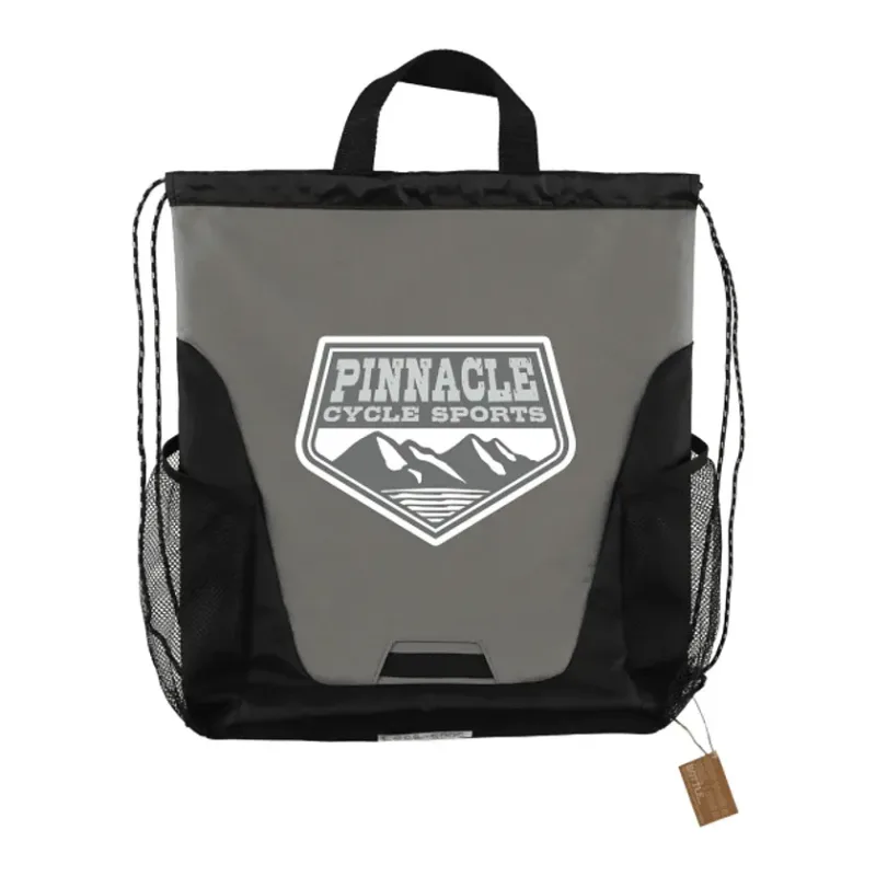Rainier Recycled Drawstring Bag — view 4