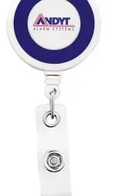 Raised Color Ring Retractable Badge Reel — view 6