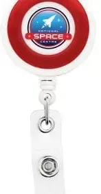 Raised Color Ring Retractable Badge Reel — view 7