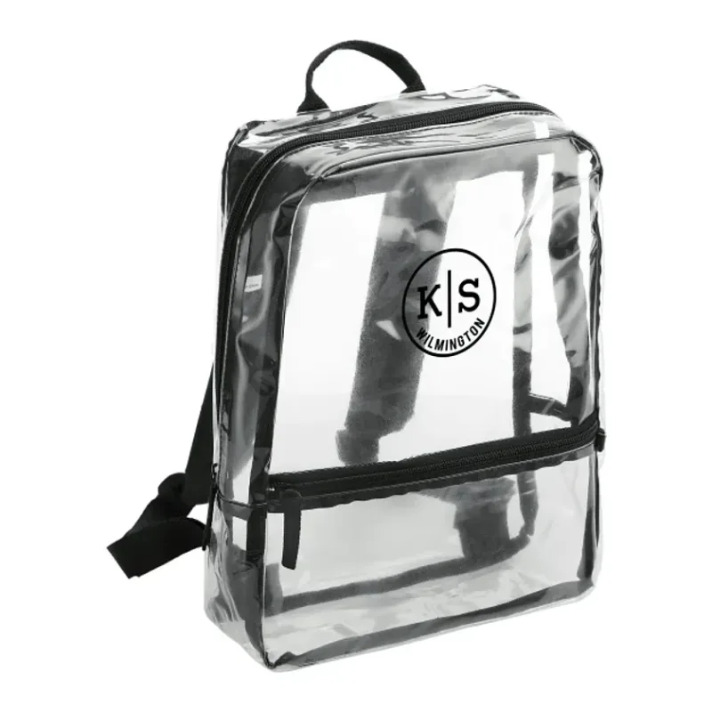 Customizable Clear Rally Slim Backpack — view 6