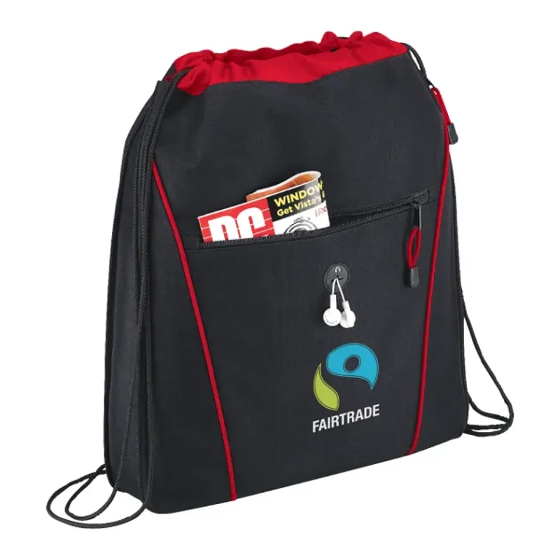 Raven Drawstring Bag — view 5